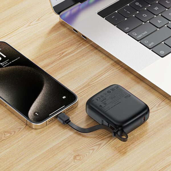 ACEFAST 10000mAh 22.5W Power Bank with Built-in Cable M15