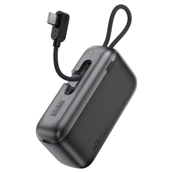 ACEFAST 10000mAh 22.5W Power Bank with Built-in Cable M27