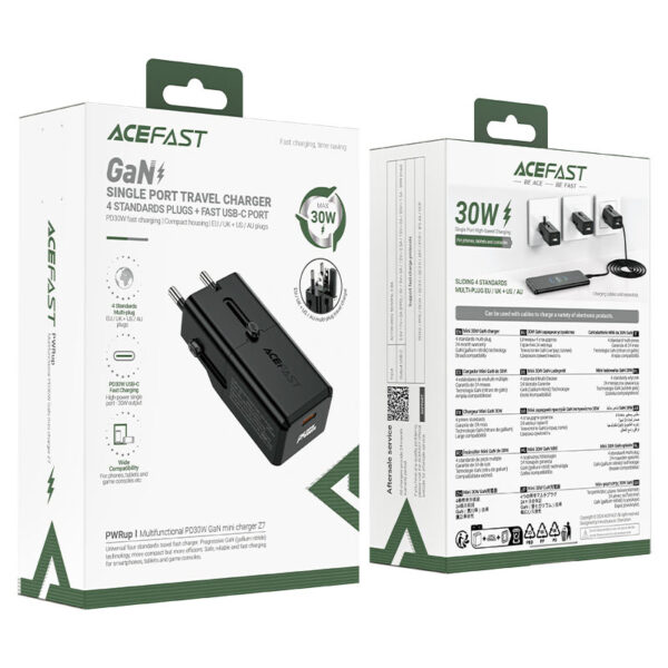 ACEFAST GaN Fast Charge Wall Charger Z7 PD30W