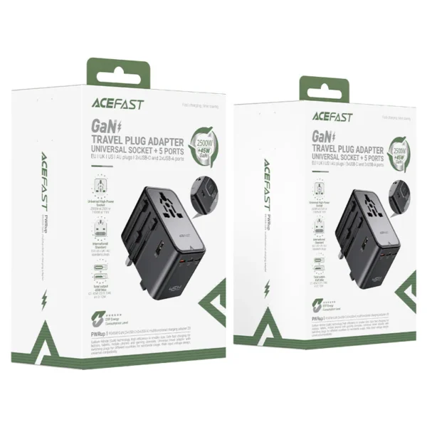 ACEFAST Charging Adapter Z8 2500W + PD45W GaN