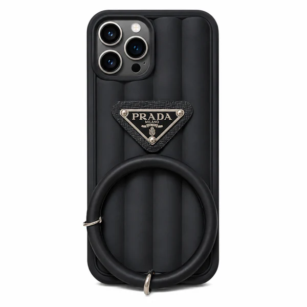 PRADA Soft Rubber Fashion Case with Mobile Holder