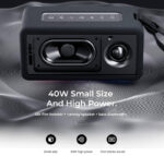 Lenyes Portable Bluetooth Speaker 40W HD Sound with RGB Lights and Power Bank S875