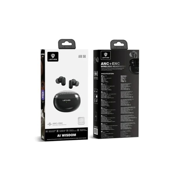 LENYES AIR56 ANC+ENC Ai Wisdom Wireless Earbuds -Black