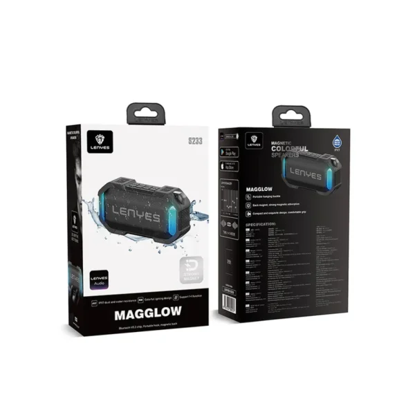 Lenyes S233 RGB Waterproof Bluetooth Speaker