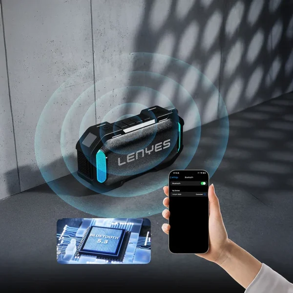 Lenyes S233 RGB Waterproof Bluetooth Speaker