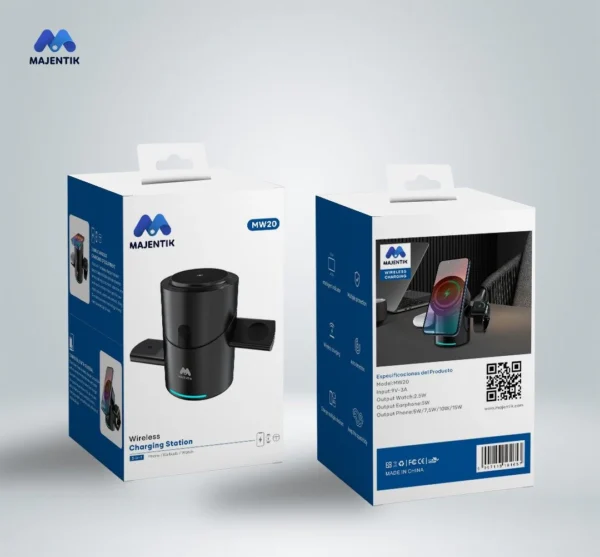 Majentik MW20 3-in-1 Wireless Charging Station