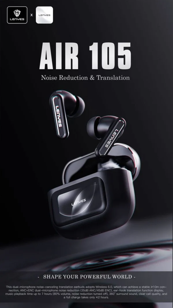 Lenyes Air 105 ANC Wireless Earbuds