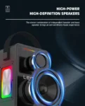 Lenyes S857 RGB Bluetooth Speaker with Microphone