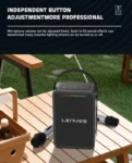 Lenyes S857 RGB Bluetooth Speaker with Microphone