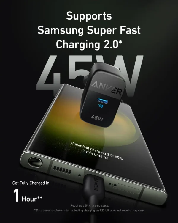 Anker 313 USB-C Wall Charger 45W