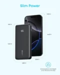 Anker Zolo Power Bank, 10k, 22.5W Max,USB-C In A110D