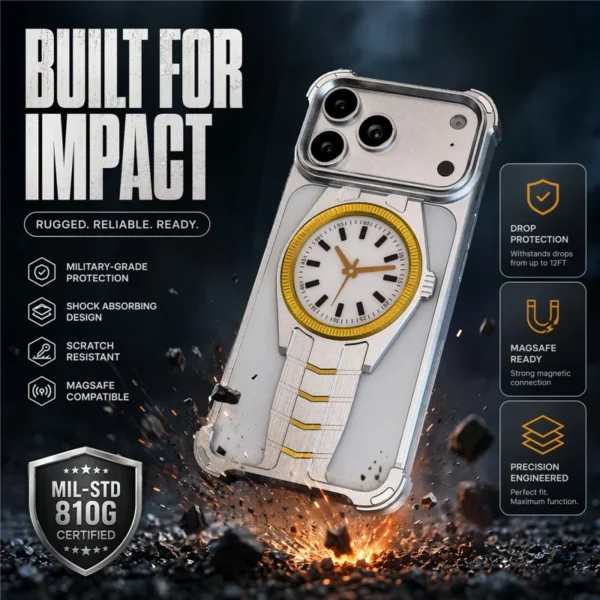 Fanshi Titan Armor MagSafe Case for iPhone 17 Pro Max