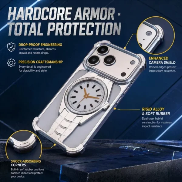 Fanshi Titan Armor MagSafe Case for iPhone 17 Pro Max