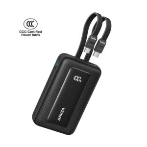 Anker Zolo Power Bank 10000mAh 35W with Built-in Dual USB-C Cable A110L