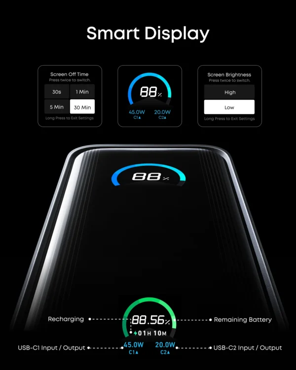 Anker Prime Power Bank (9.6K, 65W, Fusion)