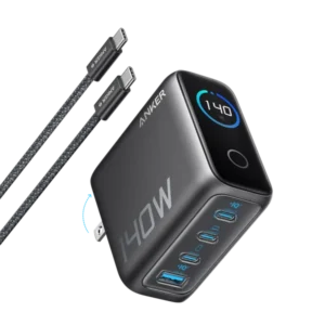 Anker Laptop Charger (140W, 4-Port, PD 3.1) with USB-C Cable