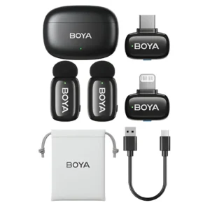 BoyaMini-122in12.4GHzDualChannelWirelessMicrophoneSystem-Blackxxxxasa