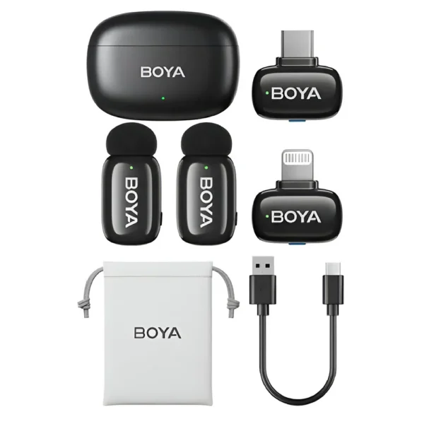 BOYA mini Wireless Microphone (Type-C+Lightning)