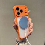 Magnetic Shockproof Mobile Phone Case Transparent Protective Cover