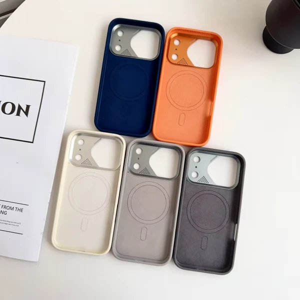 VAWI Liquid Silicone Magnetic Full Coverage Lens Shockproof Case