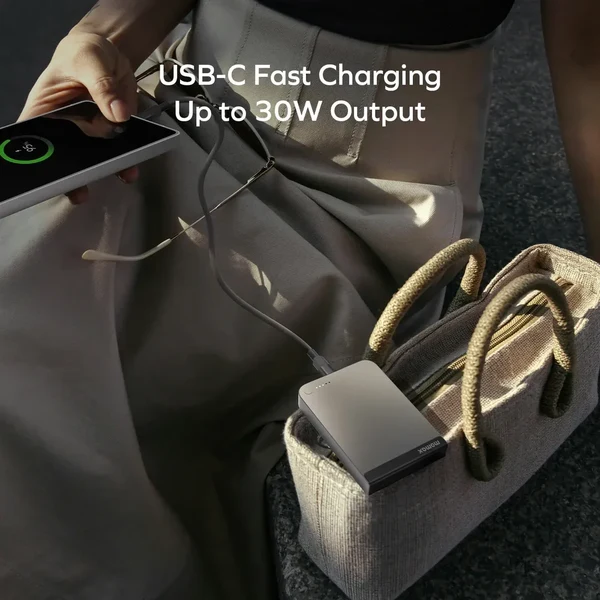 Momax 1-Power S.Pass 10000mAh Qi2 Magnetic Wireless Battery Pack 15W