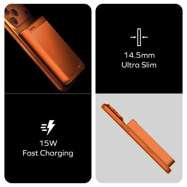 Momax 1-Power S.Pass 10000mAh Qi2 Magnetic Wireless Battery Pack 15W