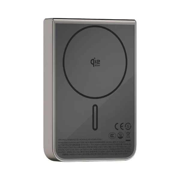 Momax 1-Power S.Pass² 10000mAh Semi SSB Magnetic Wireless Battery Pack 25W
