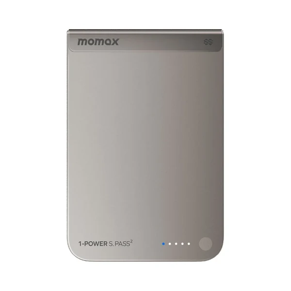 Momax 1-Power S.Pass² 10000mAh Semi SSB Magnetic Wireless Battery Pack 25W