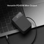 Momax 1-Pac Pass Mini⁺ 10000mAh 2in1 Battery Pack with Built-in Retractable Cable 45W