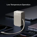 Momax 1-Pac Pass Mini⁺ 10000mAh 2in1 Battery Pack with Built-in Retractable Cable 45W