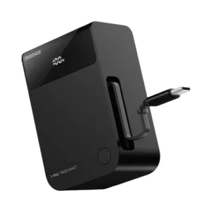 Momax 1-Pac Pass Mini⁺ 10000mAh 2in1 Battery Pack with Built-in Retractable Cable 45W