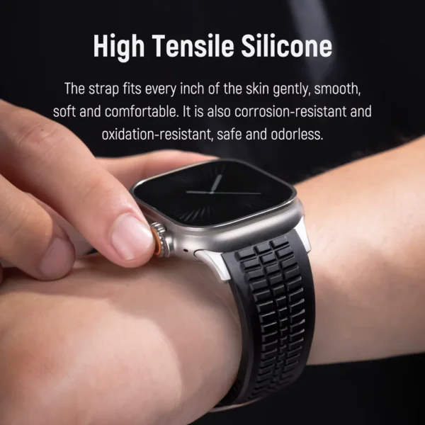 Sports Fluororubber Band for Apple watch