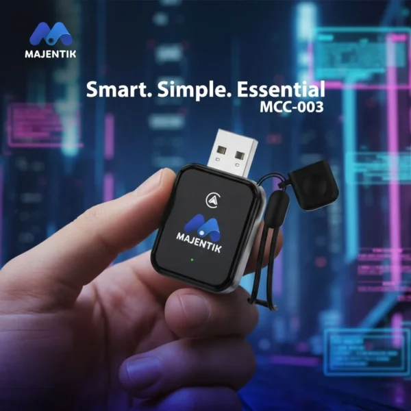 MAJENTIK Wireless Car Adapter for CarPlay & Android Auto MCC-003