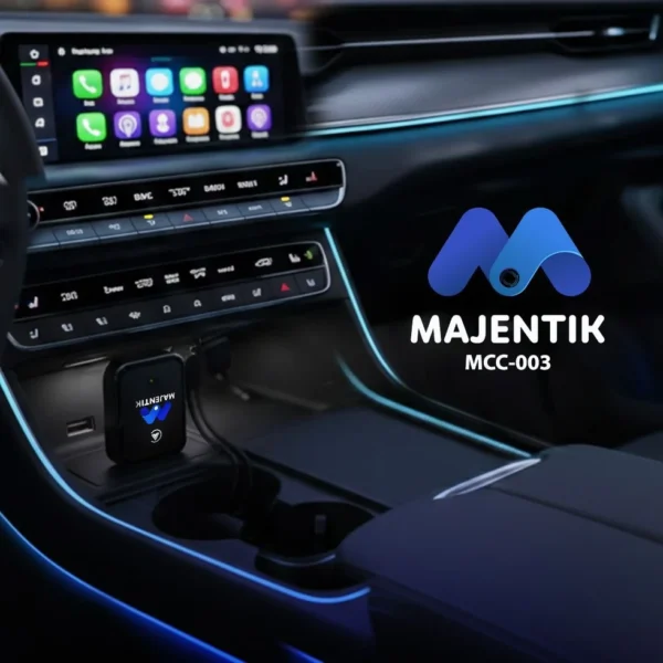 MAJENTIK Wireless Car Adapter for CarPlay & Android Auto MCC-003