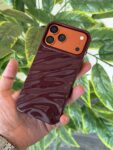 Cherry Burgundy Waves Case