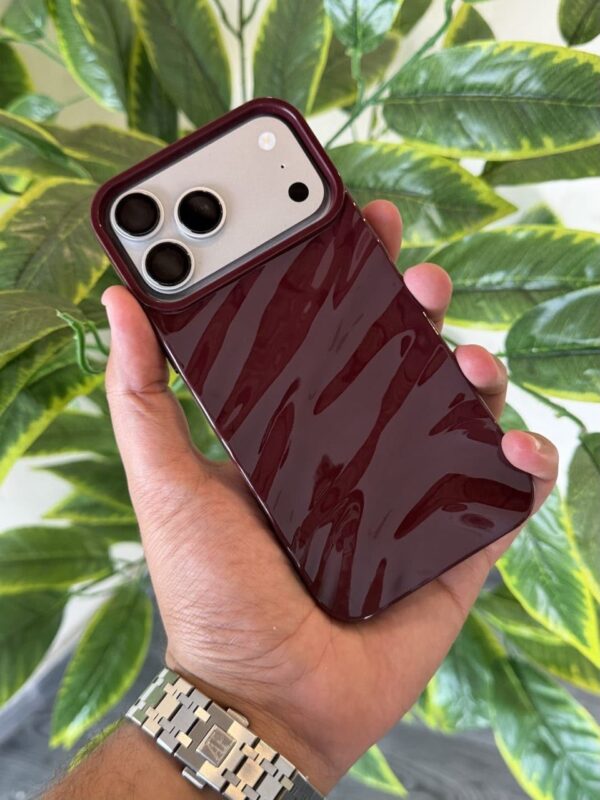 Cherry Burgundy Waves Case