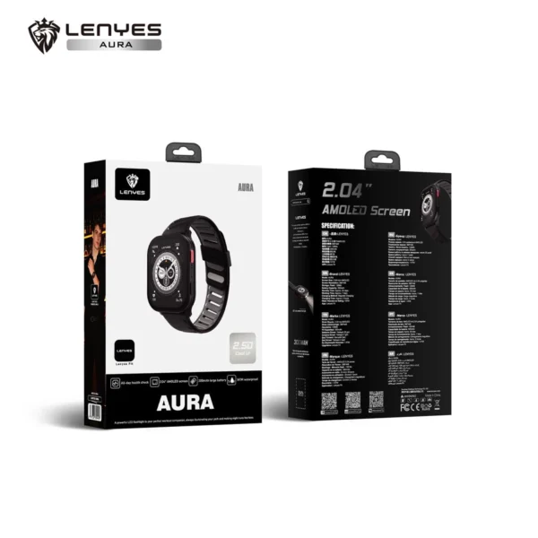 LENYES AURA Smartwatch 168H AMOLED