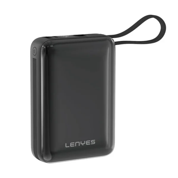 Lenyes 20000mAh 22.5W Built-In Cable Digital Display Power Bank PX270D