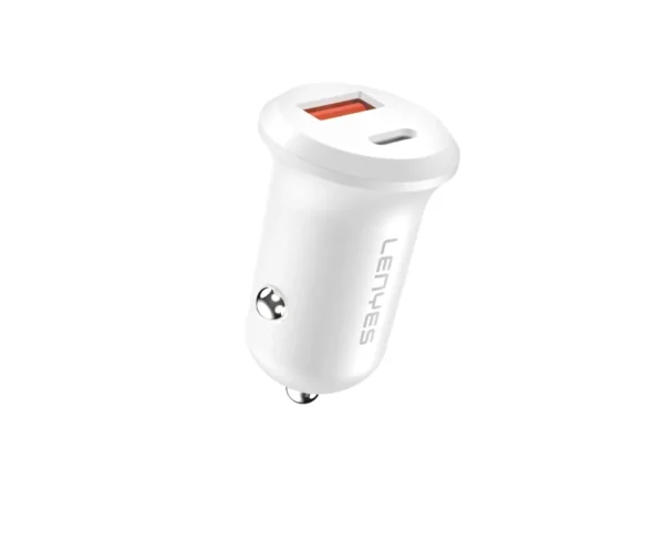 Lenyes 48W PD QC3.0 Dual-Port Mini Car Charger CA53