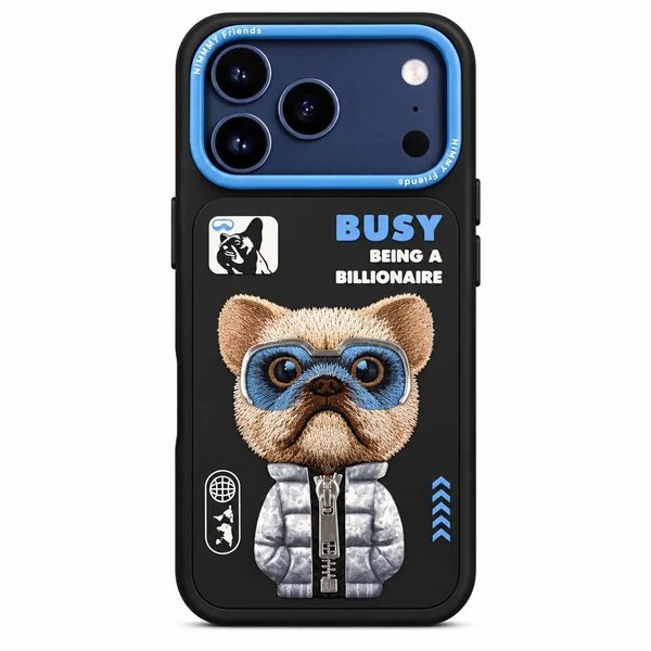 Original Nimmy Premium Friends Case 3D (Black Version)
