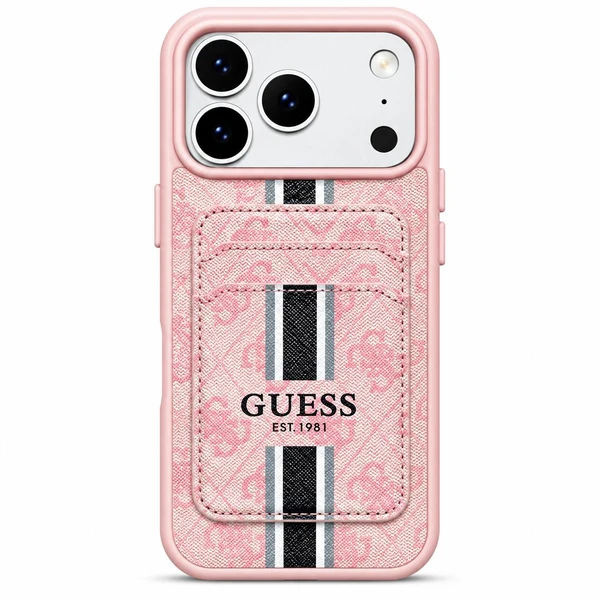 Guess Leather MagSafe Case with Card Wallet