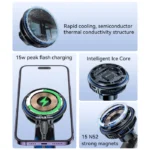 Yesido C311 Semiconductor Cooling Dual Ambient Lighting 15W Fast Charging