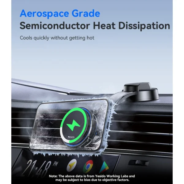 Yesido C311 Semiconductor Cooling Dual Ambient Lighting 15W Fast Charging