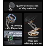 Yesido C306 Zinc alloy 15W wireless charging bracket
