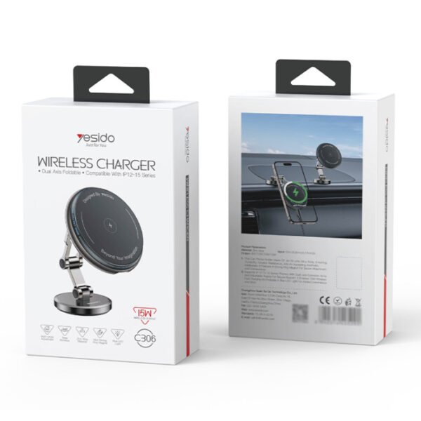 Yesido C306 Zinc alloy 15W wireless charging bracket