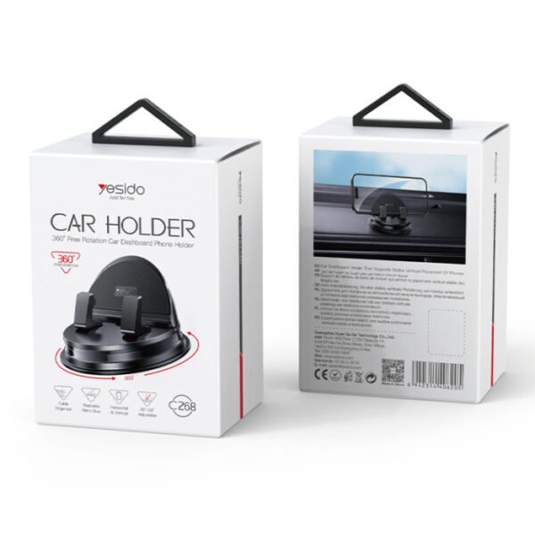 Yesido 360° Rotating Suction Cup Universal Phone & Tablet Holder