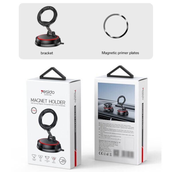 YESIDO Magnetic Folding Car Holder C219