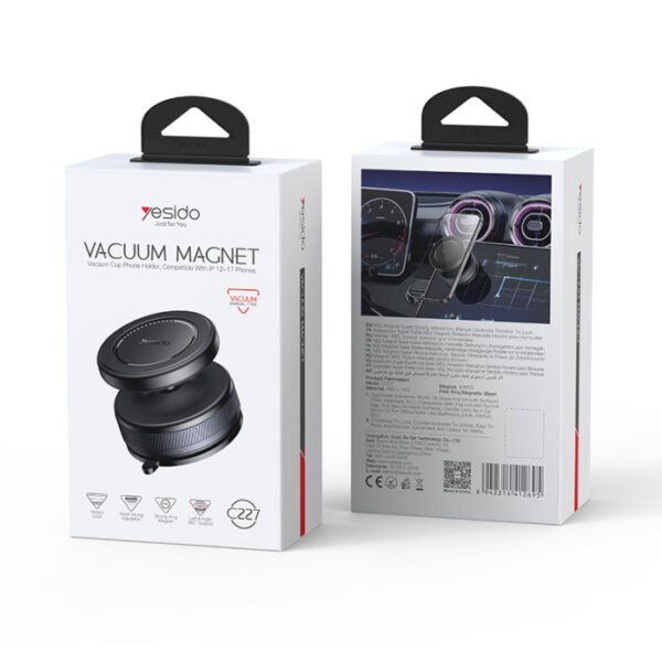 Yesido 360 Rotation Magnetic Vacuum Suction Cup Car Phone Holder C227