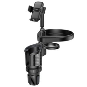 Yesido 4-in-1 Expandable Cup Holder Car Mount with Dual-Ball Rotation C274