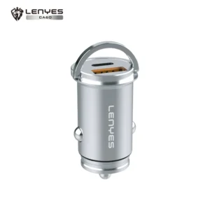 Lenyes 45W Type-C USB Dual-Port Mini Car Charger CA60